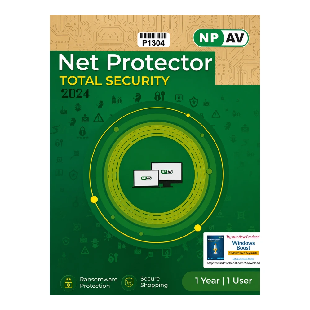 Net-Protector Gold Total Security 1 User 1 Year Antivirus